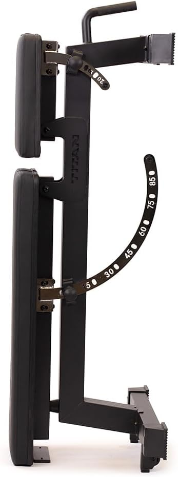 Titan Fitness Performance Series Adjustable Bench, Supports 650 LB Incline, Versatile Utility Bench for Home Gym Weightlifting,Strength Training, Flat, Incline, Upright Positions