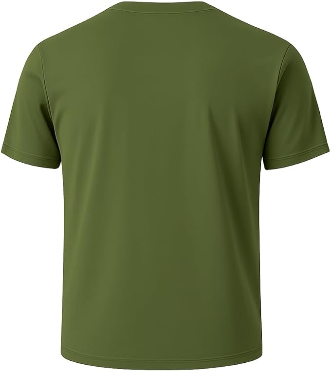 6-Pack Bulk Men’s T-Shirts – Soft Pre-Shrunk Premium Cotton, Short Sleeves, Reinforced Collar, Crew Neck, Casual Fit