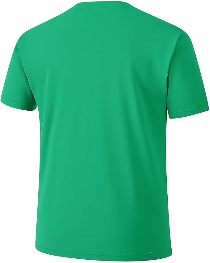 6-Pack Bulk Men’s T-Shirts – Soft Pre-Shrunk Premium Cotton, Short Sleeves, Reinforced Collar, Crew Neck, Casual Fit
