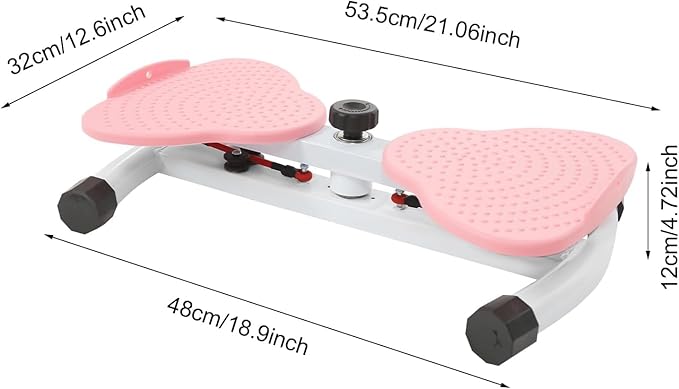 Waist Twister, Ab Machine with Resistance Bands,330 lbs Weight Capacity, Abs Workout for Slim Waist and Core Ab Exercise, Noiseless Home Gym Exercise Equipment for Women Men