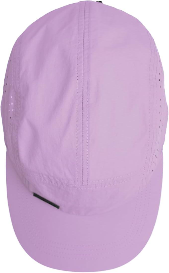 Tillak Vista Hat, Lightweight Nylon 5 Panel Cap with Snap Closure and Laser-Cut Ventilation