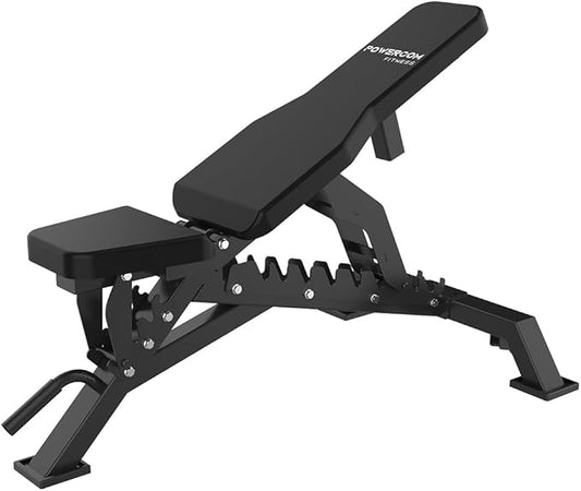 Strength Weight Bench 32 Adjustable Positions Training Benches - Heavy Duty Home Gym Equipment with 1300 LBS Weight Capacity Durable Steel Construction Incline Decline Bench for Full Body Workout