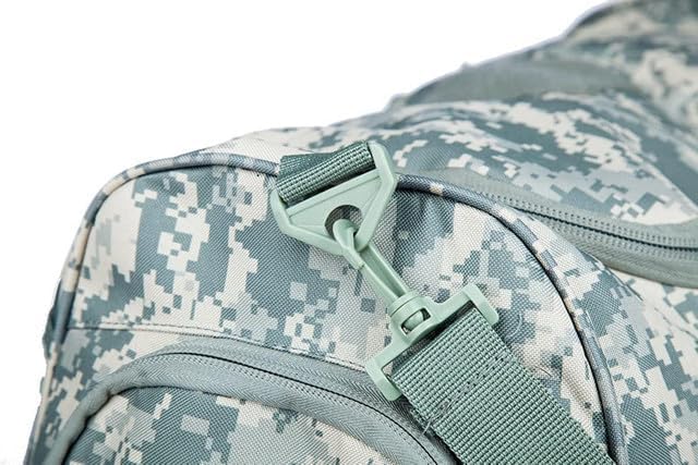 Gym Bag for Women & Men Tactical Duffle Military Weekender Travel Work Out Bags Lightweight Waterproof Sports Tote Shoe Pocket