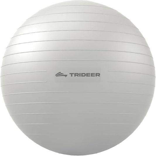 Trideer Extra Thick Yoga Ball Exercise Ball, 5 Sizes Gym Ball, Heavy Duty Ball Chair for Balance, Stability, Pregnancy, Quick Pump Included