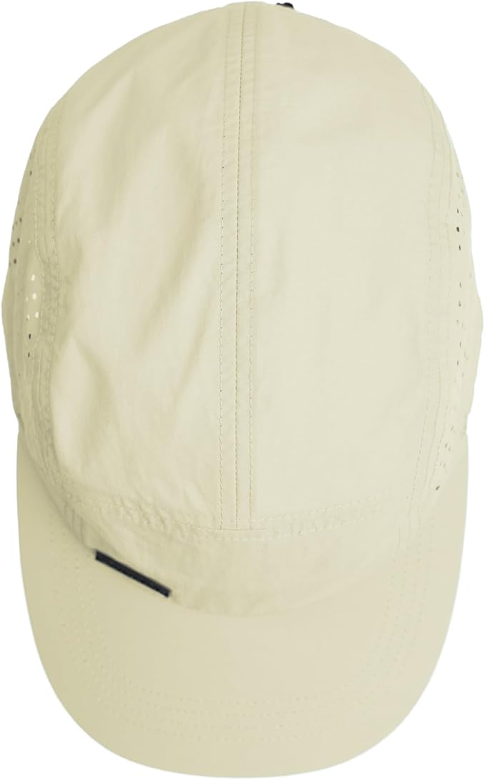 Tillak Vista Hat, Lightweight Nylon 5 Panel Cap with Snap Closure and Laser-Cut Ventilation