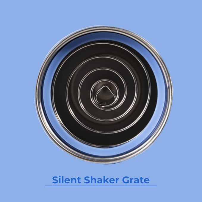 HydroJug 24 oz New Stainless Steel Shaker – Insulated, Leakproof, BPA-Free with Silent Mixing Grate – No Clumps, No Noise – Premium Shaker for Fitness, Sports & Everyday Use, Light Blue