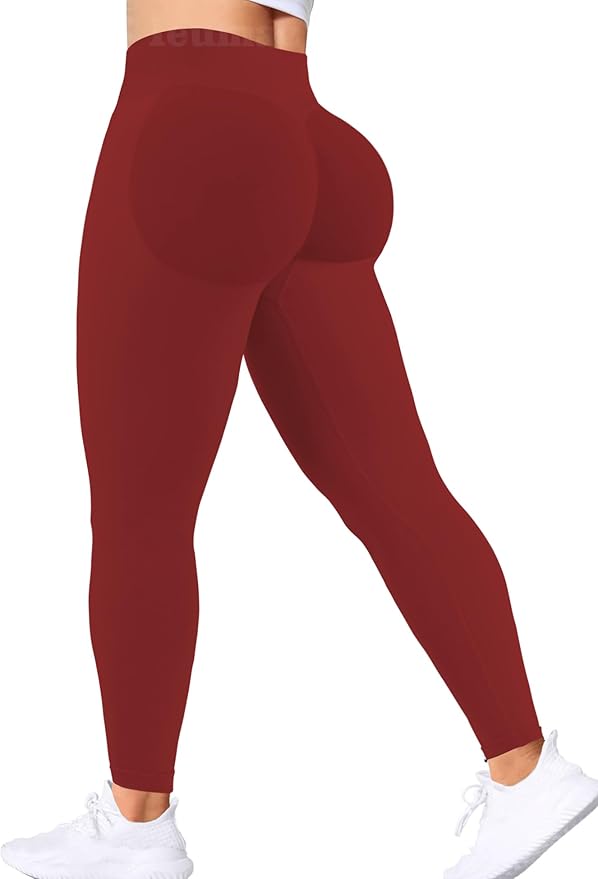 Scrunch Butt Lifting Leggings for Women Gym Seamless Workout Leggings Mid Low Waist Tummy Control Yoga Pants