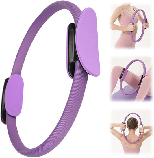 Pilates Circle Pilates Essentials Kit for Women,2025 Magic Pilates Circles Fitness Trainer for Focusing on Toning Inner Thighs Arms and Core Indoor and Outdoor