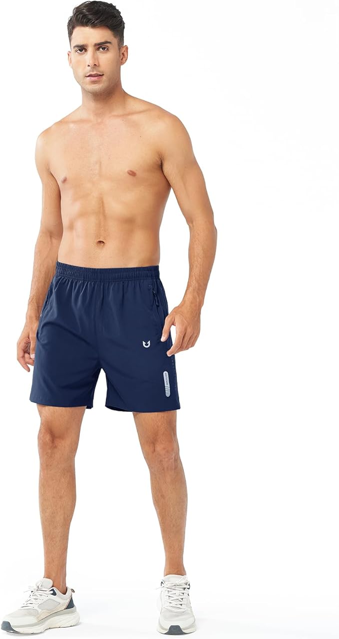 NORTHYARD Men's Athletic Running Shorts Quick Dry Workout Shorts 7"/ 5"/ 9" Lightweight Sports Gym Basketball Tennis Hiking