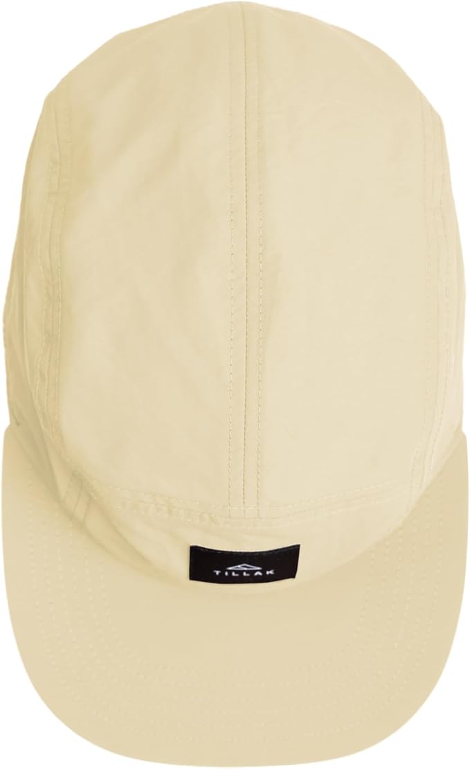 Tillak Wallowa Camp Hat, Lightweight Nylon 5 Panel Cap with Snap Closure