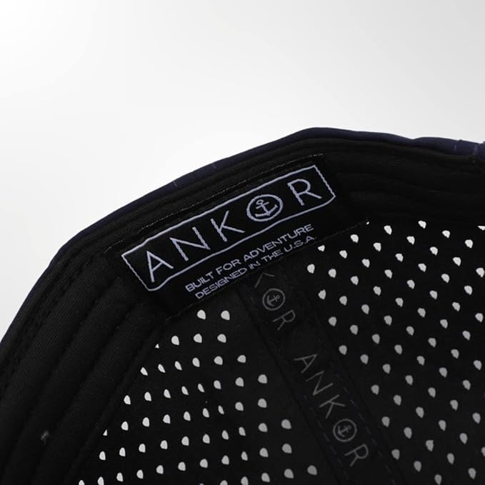 ANKOR Performance Hat - Water Resistant UPF 50 Lightweight Men’s Baseball Cap | Men’s Hat for Workout, Outdoor, Beach, Sports