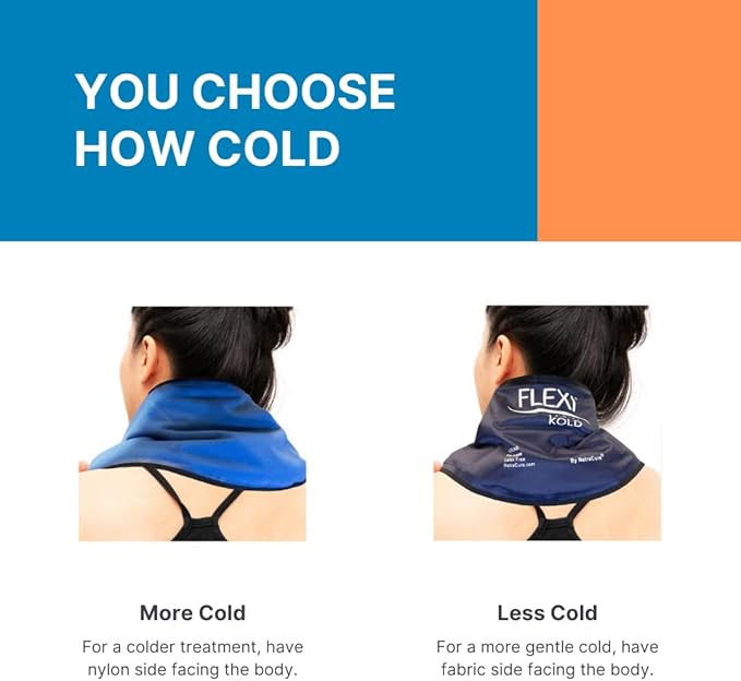 FlexiKold Neck Gel Cold Pack with Straps
