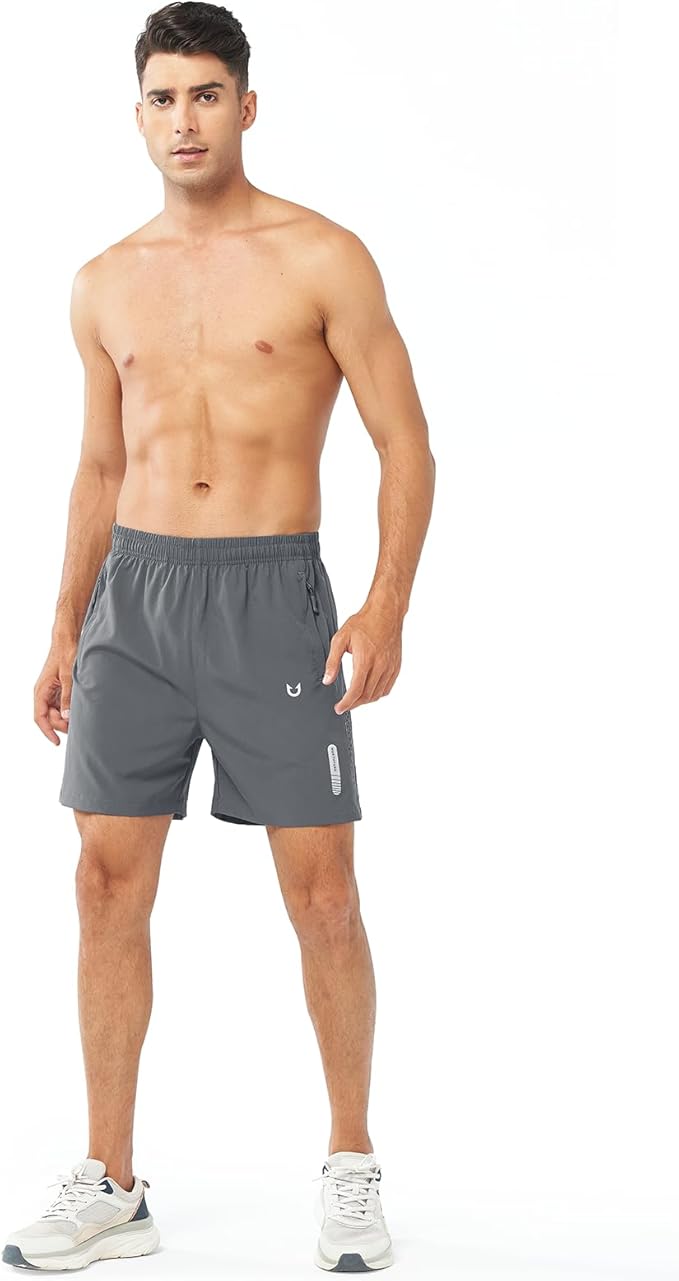NORTHYARD Men's Athletic Running Shorts Quick Dry Workout Shorts 7"/ 5"/ 9" Lightweight Sports Gym Basketball Tennis Hiking