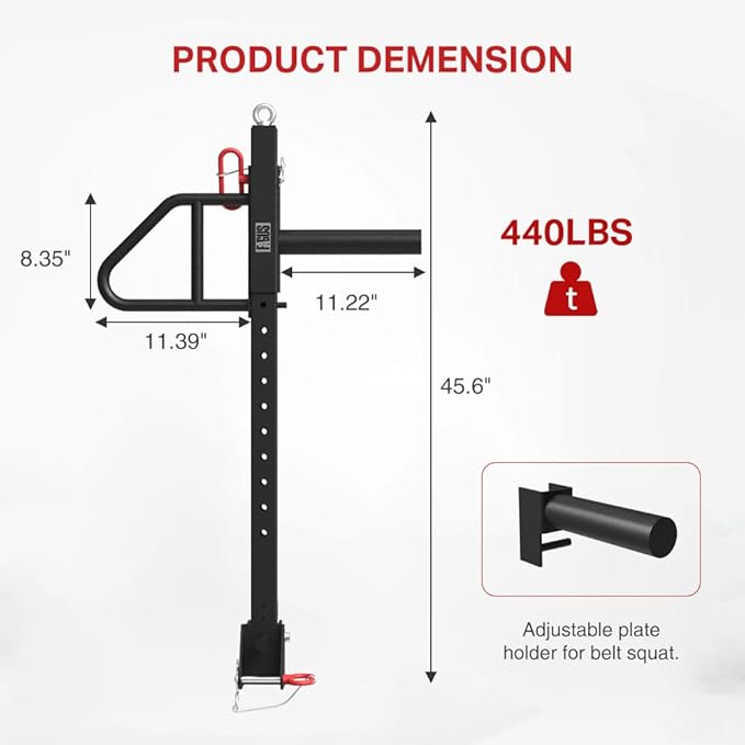FAGUS Power Cage, Multi-Function Power Rack with LAT Pulldown, Seated Row, Cable Pulley System, J-Hooks, Dip Handles, Landmine, Squat Rack with Optional Cable Corssover, Smithe Attachment for Home Gym