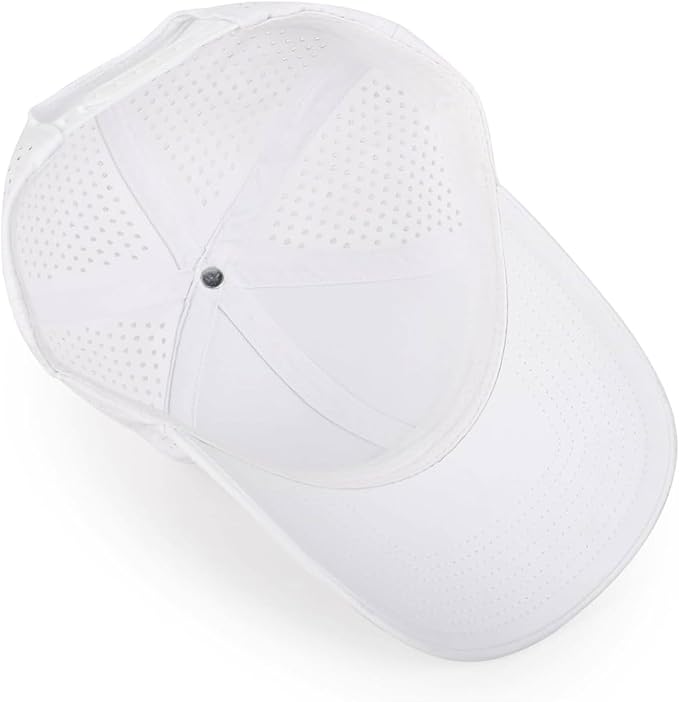 Quick Dry Baseball Cap Laser Cut Mesh Snapback Hats for Men & Women