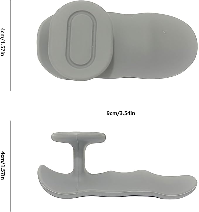 Ergonomic Non-Slip Fitness Grip Pads,Secured Finger Clip Hand Grips for Weightlifting,Pull-Ups,Dumbbells,Gym Workout Gloves,Palm Protectors for Men and Women(Black/Grey)