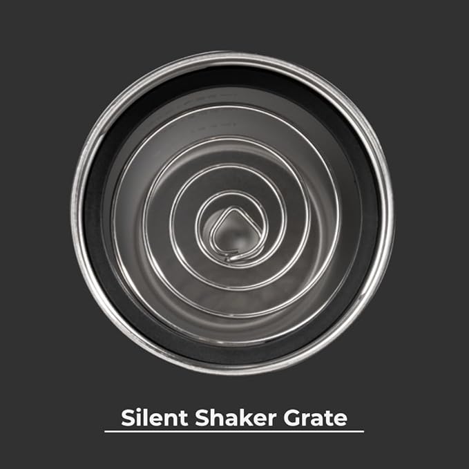 HydroJug 24 oz New Stainless Steel Shaker – Insulated, Leakproof, BPA-Free with Silent Mixing Grate – No Clumps, No Noise – Premium Shaker for Fitness, Sports & Everyday Use, Black