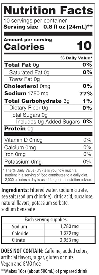 The Right Stuff electrolyte drink concentrate - 10 Pouch Box - Lemon Lime
