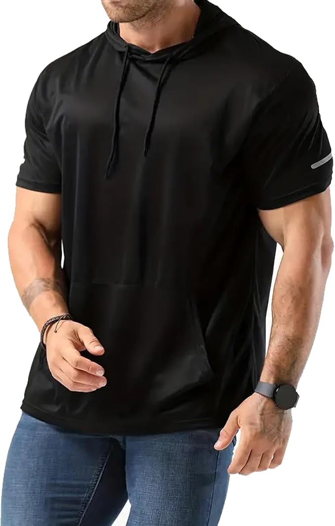 frueo Men's 1/3 Pack Workout Shirts Quick Dry Moisture Wicking Short Sleeve Mesh Athletic T-Shirts