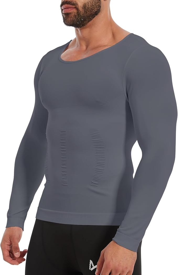 Gynecomastia Compression Shirt Men, Slimming Undershirt Compression Tank Top Mens Shapewear Body Shaper