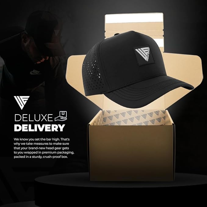 Urban Effort Hydro Performance Hat-Water-Resistant Baseball Cap-Men and Women-Great Snapback for Golf, Adventure,Lake,Workout