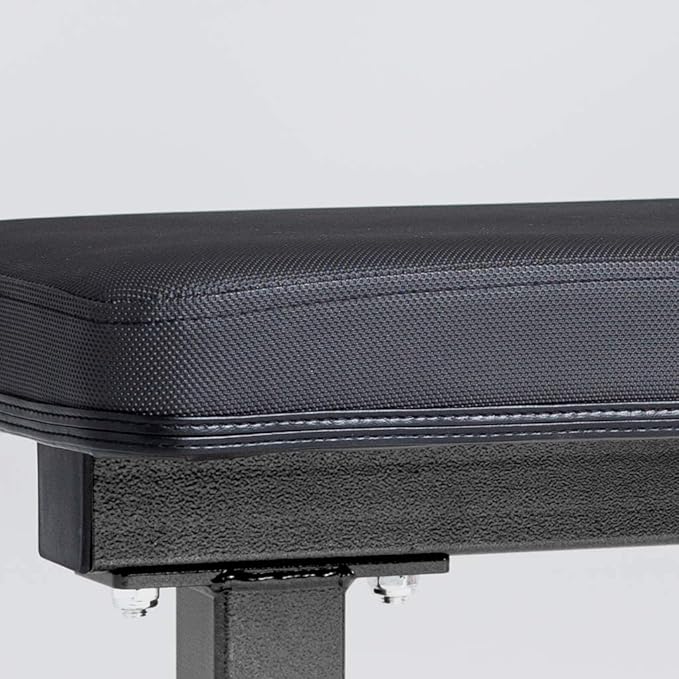 REP Fitness Flat Weight Bench, Heavy Duty Workout Bench For Home Gym, Folding Fitness Equipment For Strength Training, Adjustable Utility Platform For Dumbbells, Barbell, Lifting And Core Exercises