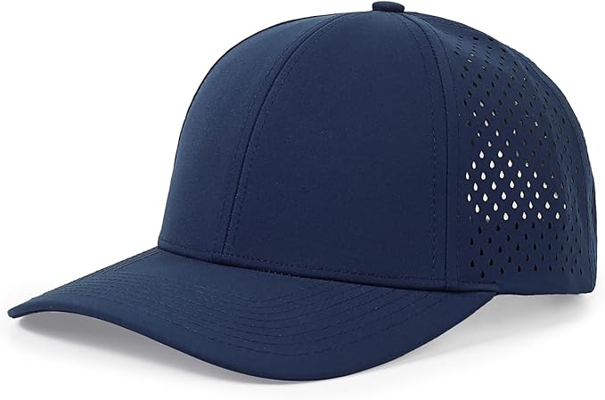 Quick Dry Baseball Cap Curved Brim Snapback Hat Laser Cut Mesh Ball Cap Golf Ball Cap for Men Women