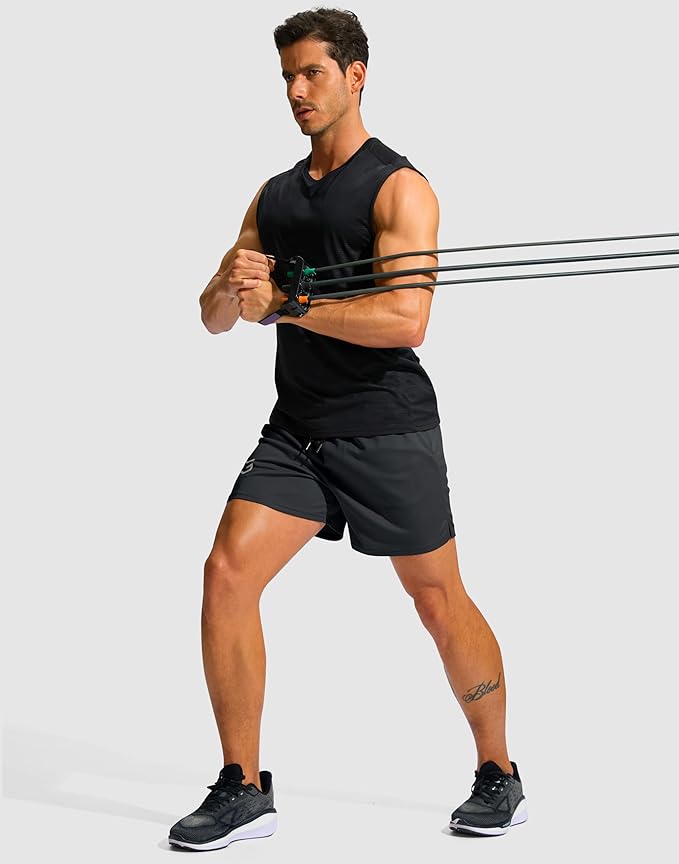 G Gradual Men's Running Athletic Shorts with Zipper Pocket 5"/ 7" Lightweight Quick Dry Gym Workout Shorts for Tennis Active