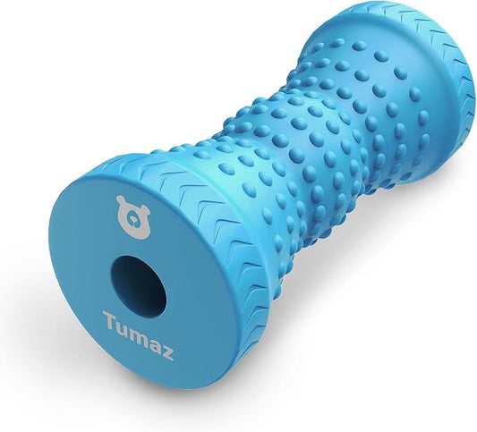 Tumaz Foot Roller for Plantar Fasciitis Relief,Foot Massage Roller for Alleviate Planter Facetious Pain,Arch Pain,Trigger Points & Deep Tissue, Portable - Reflexology Tool,Sky Blue