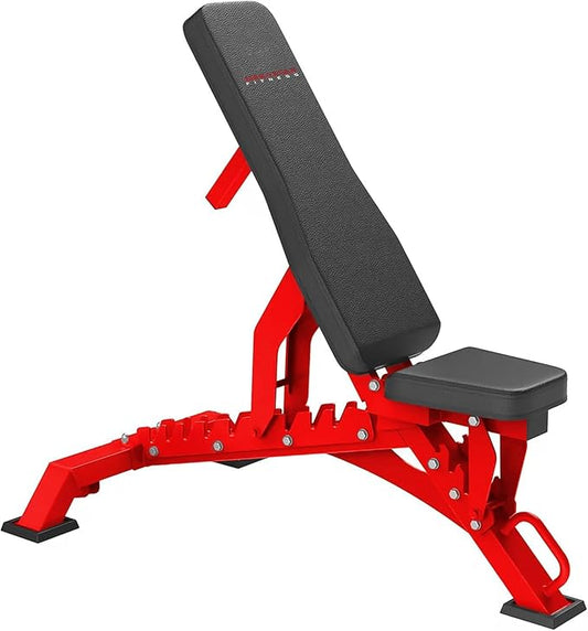 Adjustable Weight Bench, 1300lbs Capacity Heavy Duty Workout Bench for Home and Garage Gym, Multi-Position Backrest and Seat Strength Training Bench