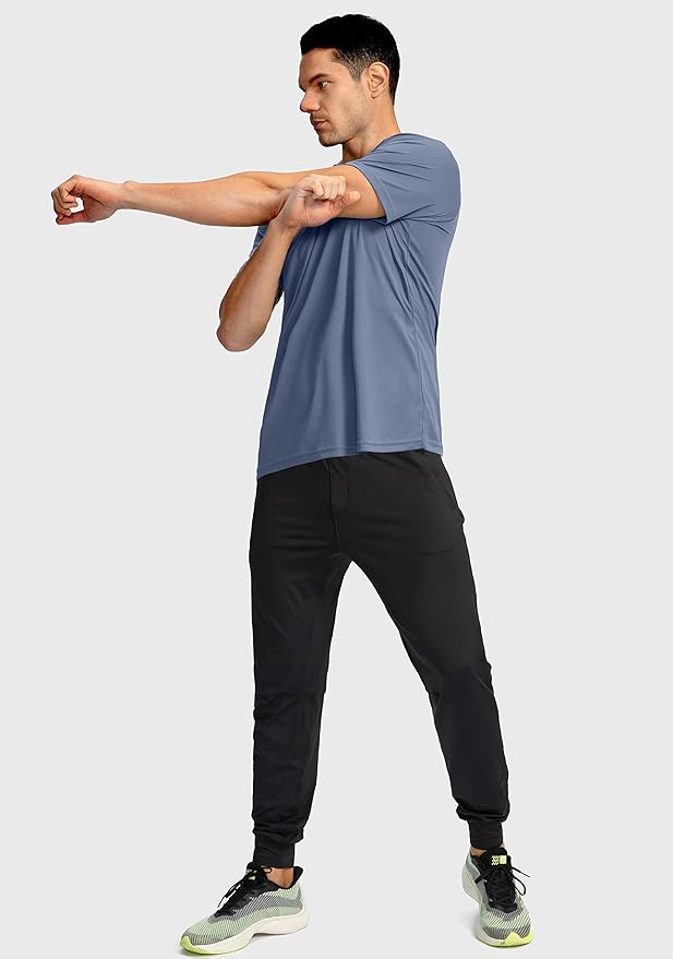 G Gradual Men's Workout Quick Dry T-Shirts Short Sleeve Lightweight Cooling Gym Shirts Tee for Running, Beach, Hiking