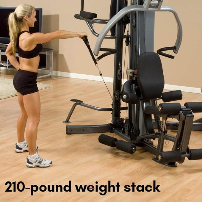 Body-Solid Multi-Station Home Gym Machine, Arm & Leg Strength Training Functional Exercise Workout Station for Weight Lifting and Bodybuilding