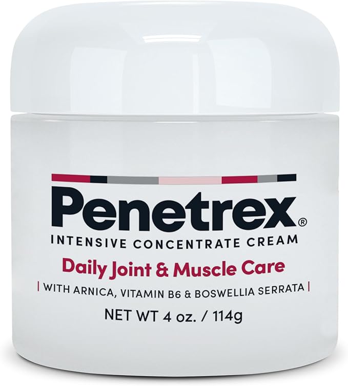 Penetrex Joint & Muscle Therapy - Soothing Comfort for Back, Neck, Hands, Feet - Premium Whole Body Rub with Arnica, Vitamin B6 MSM & Boswellia - Non-Greasy 4oz Cream