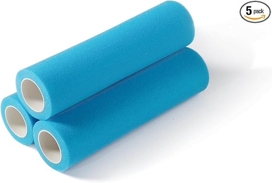 Voomey 9 Inch Foam Paint Roller 3 Pack, High Density Sponge Paint Rollers for Smooth Wall and Furniture Finishing, Reusable Paint Tools for Home DIY and Professional Use