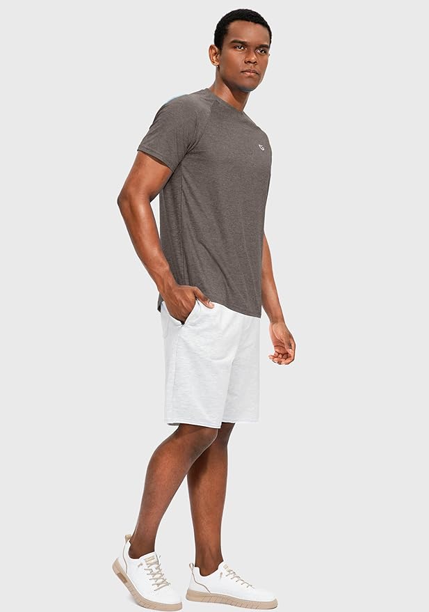 G Gradual Men's Workout Quick Dry T-Shirts Short Sleeve Lightweight Cooling Gym Shirts Tee for Running, Beach, Hiking