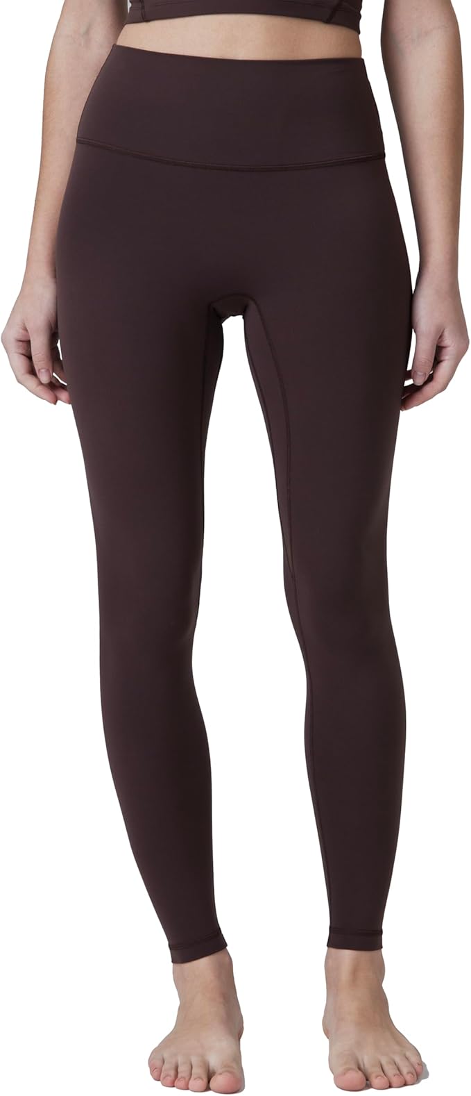 Colorfulkoala Dreamlux No Front Seam Leggings for Women 25"/28" Inseam, Seamless High Waisted Buttery Soft Yoga Pants