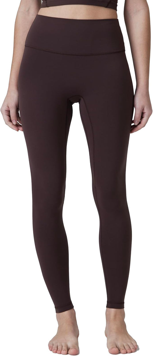Colorfulkoala Dreamlux No Front Seam Leggings for Women 25"/28" Inseam, Seamless High Waisted Buttery Soft Yoga Pants