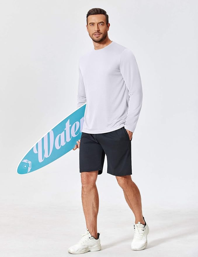 COOFANDY Long Sleeve Shirts for Men Moisture Wicking Activewear T-Shirts Workout Running Shirts