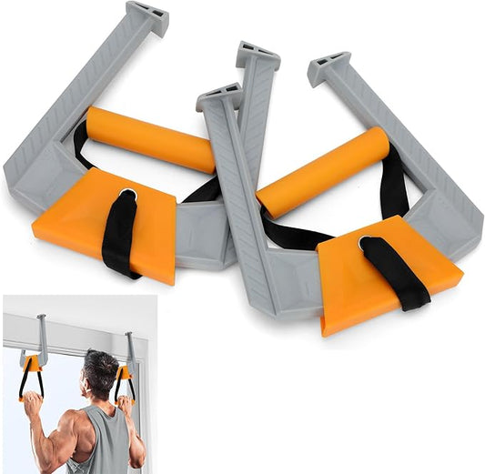 Portable Pull Up Bar for Doorway,Travel Pull Up Bar,Adjustable Home Gym Equipment,Dual Handle Design for Pull-Ups,Maximum Load Capacity of 330lb, No Screws Installation