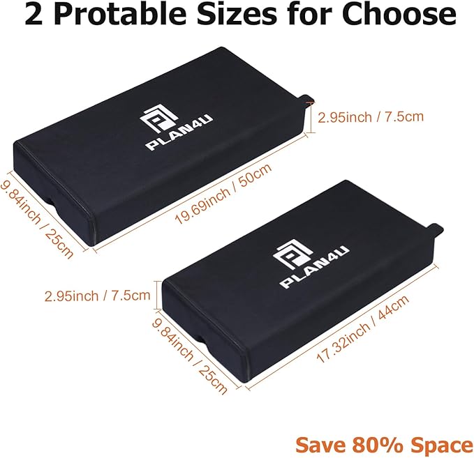 Hip Thrust Back Pad for Squat Rack & Olympic Barbell Bar, Bench Press Back Support, Versatile Space-Saving Workout Tilt-pad for Hip Thrust, Split Squat, Plank, Elevated Push-ups Glute Bridge