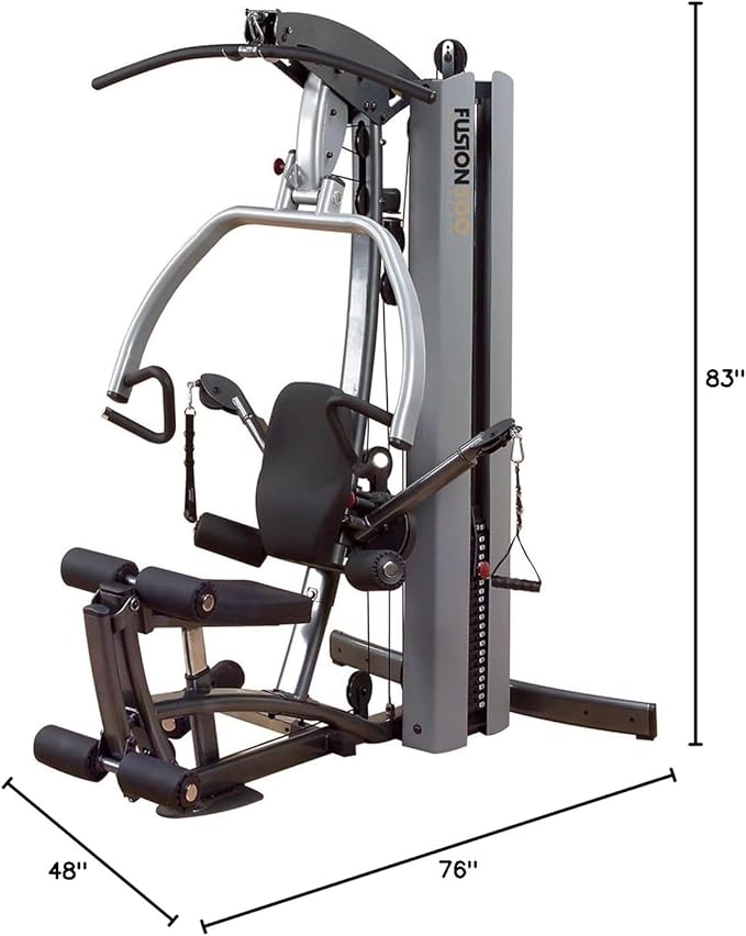 Body-Solid Multi-Station Home Gym Machine, Arm & Leg Strength Training Functional Exercise Workout Station for Weight Lifting and Bodybuilding