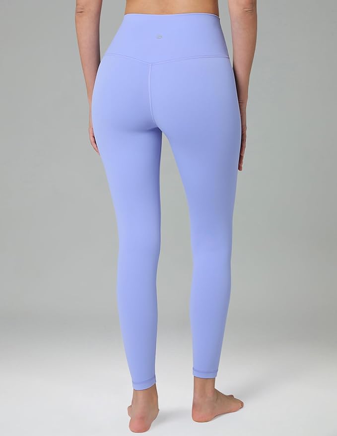 Colorfulkoala Dreamlux No Front Seam Leggings for Women 25"/28" Inseam, Seamless High Waisted Buttery Soft Yoga Pants