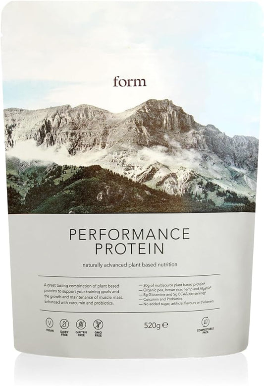 Form Performance Protein - Vegan Protein Powder - 30g of Plant Based Protein per Serving, with BCAAs and Digestive Enzymes. Perfect Post Workout. Tastes Great with Just Water! (Chocolate Hazelnut)