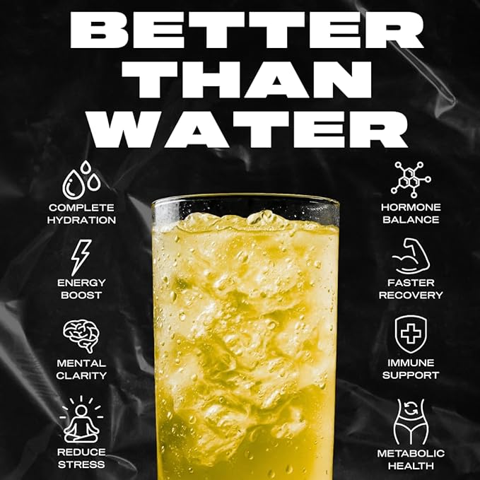 Electrolyte & Vitamin Supplement Powder, Drink Mix with B12, L-Theanine, D3, K2, Zinc, Magnesium, Potassium, Supports Calm Focus & Energy, Passion Fruit, 15 Pack