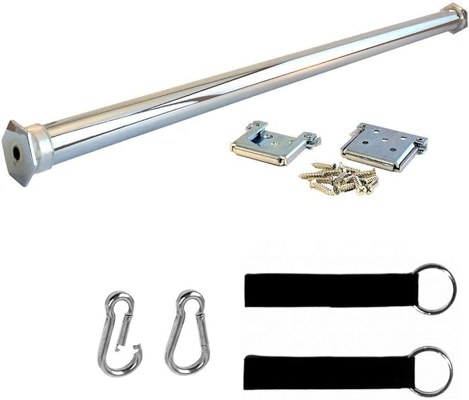 DreamGYM Doorway Swing Support Bar - Pull-Up Bar - Indoor Swing or Yoga Swing