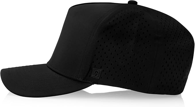 Glendora Snapback Hat | 5-Panel High Crown Blank Cap for Men & Women | Breathable, Lightweight, & Curved Bill