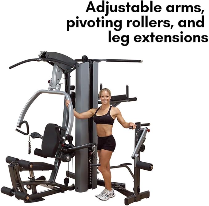 Body-Solid Multi-Station Home Gym Machine, Arm & Leg Strength Training Functional Exercise Workout Station for Weight Lifting and Bodybuilding