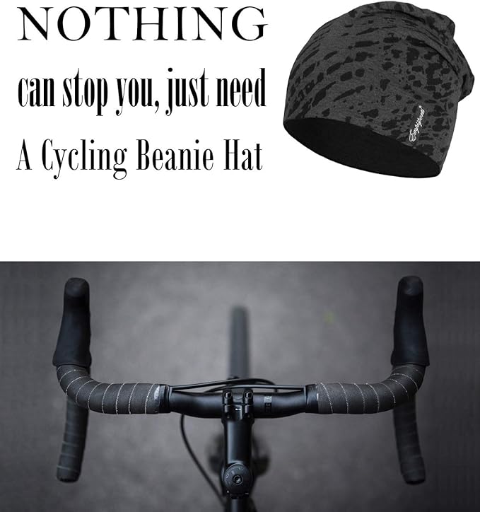 10" Multifunctional Soft Fashion Lightweight Beanies Hats, Cooling Running Skull Cap Helmet Liner Sleep Caps
