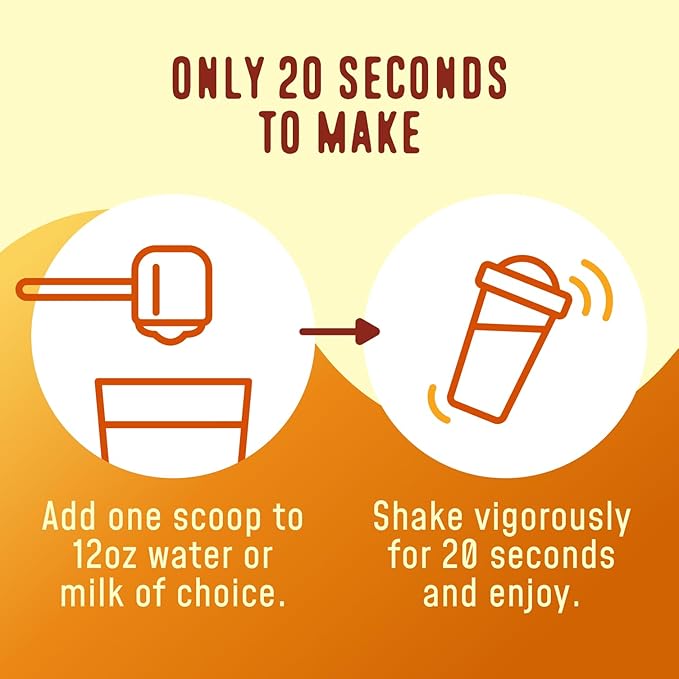 FlavCity Grass Fed Whey Protein Powder - Pumpkin Spice Latte - 25g Protein & 57mg of Caffeine - Made with Real Pumpkin & Organic Coconut Milk - Gluten Free & No Added Sugars (20 Servings)