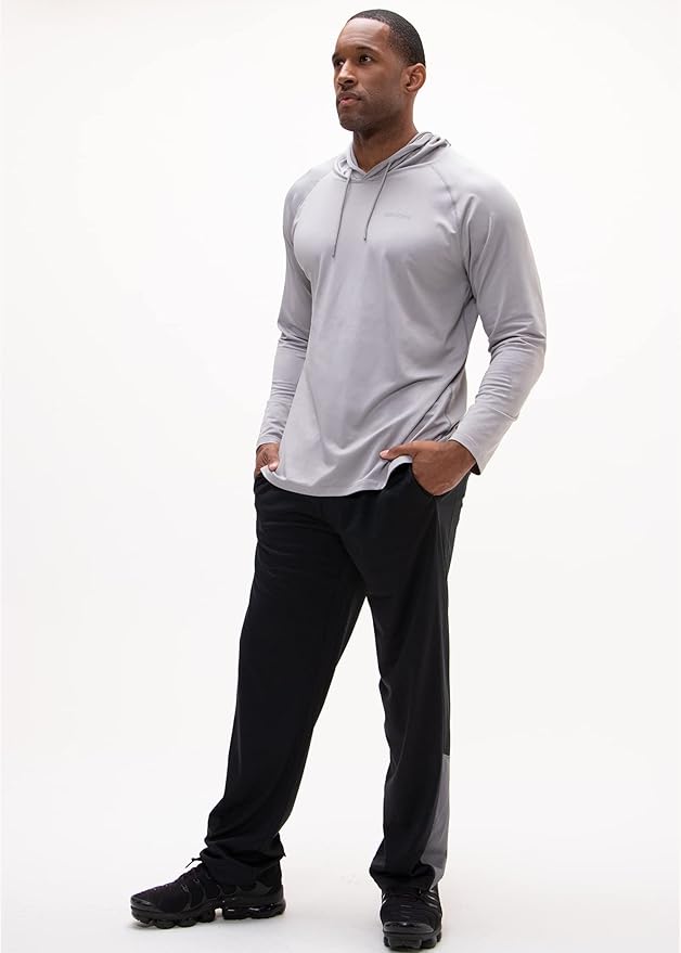 DEVOPS 2 Pack Men's Thermal Turtle Mock Neck Shirts, Compression Long Sleeve Tops and Hoodies
